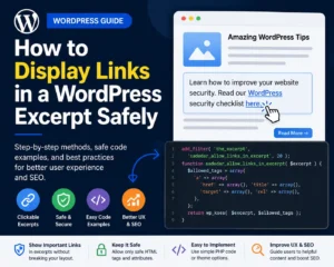 WordPress Excerpt Safely