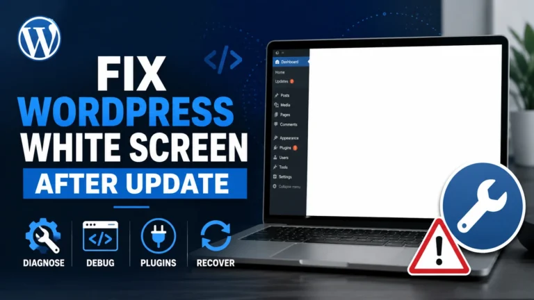 wordpress white screen fix